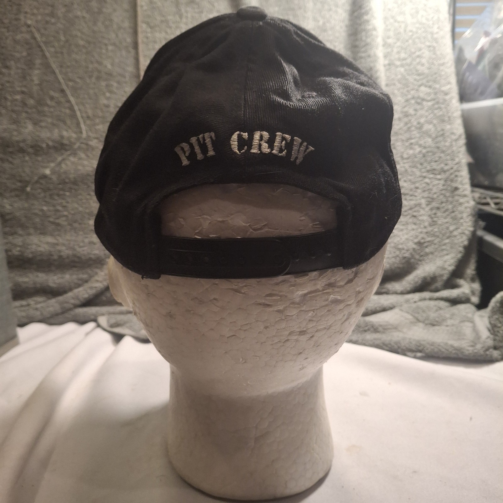 Black Pit Crew Baseball Cap Adjustable - image 4