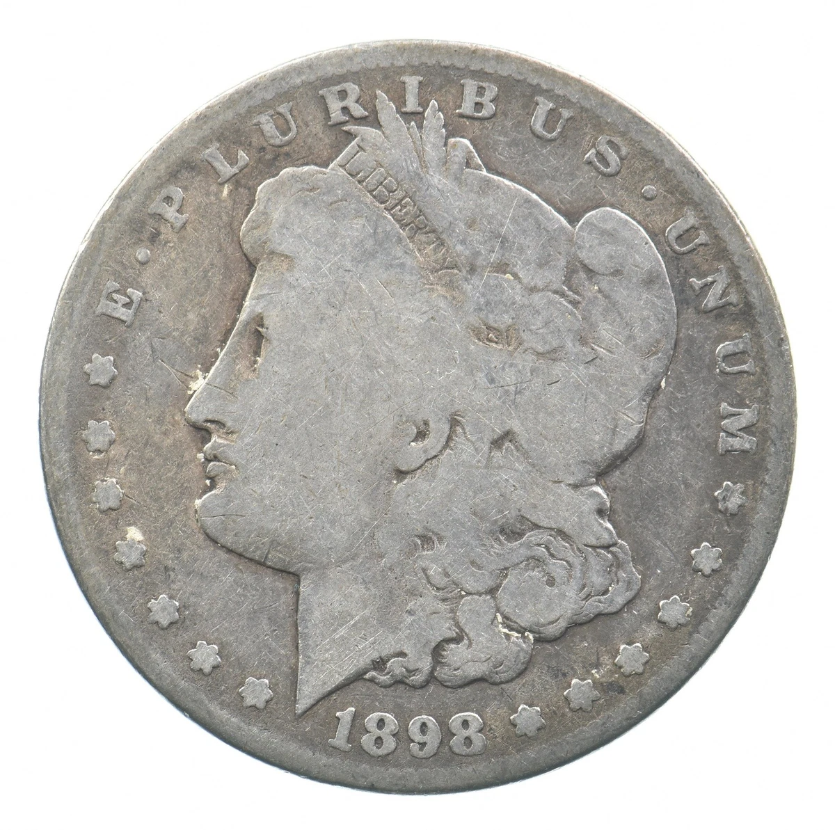 旧金山未经认证1898 年摩根美元硬币(1878-1921) | eBay