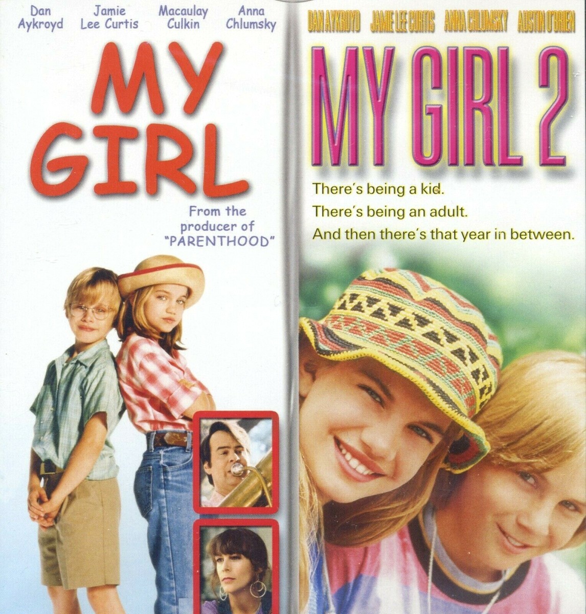 2 movies: My Girl, My Girl 2, PG family movies, new DVD, Anna