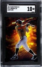 2022 Panini Prizm Draft LF-11 Brooks Lee LAVA FLOW SGC 10 GEM MINT SP