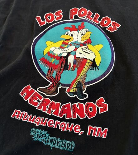 Los Pollos Hermanos T-Shirt Men’s XL Tall Albuquerque Breaking Bad Tee - Picture 1 of 6