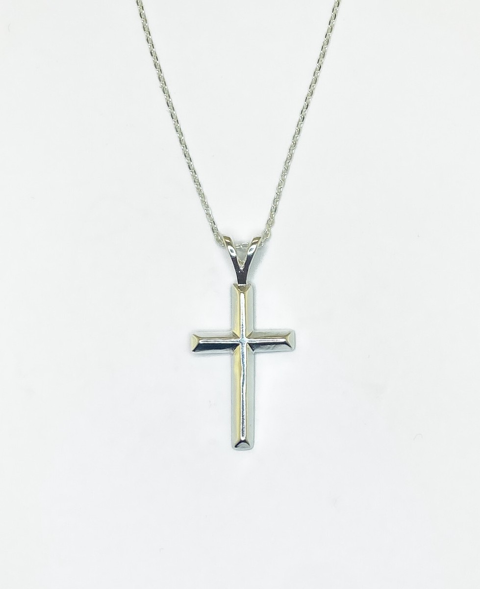 Sterling Silver Cross Cross Necklace Gucci Necklace Macys APMGONT