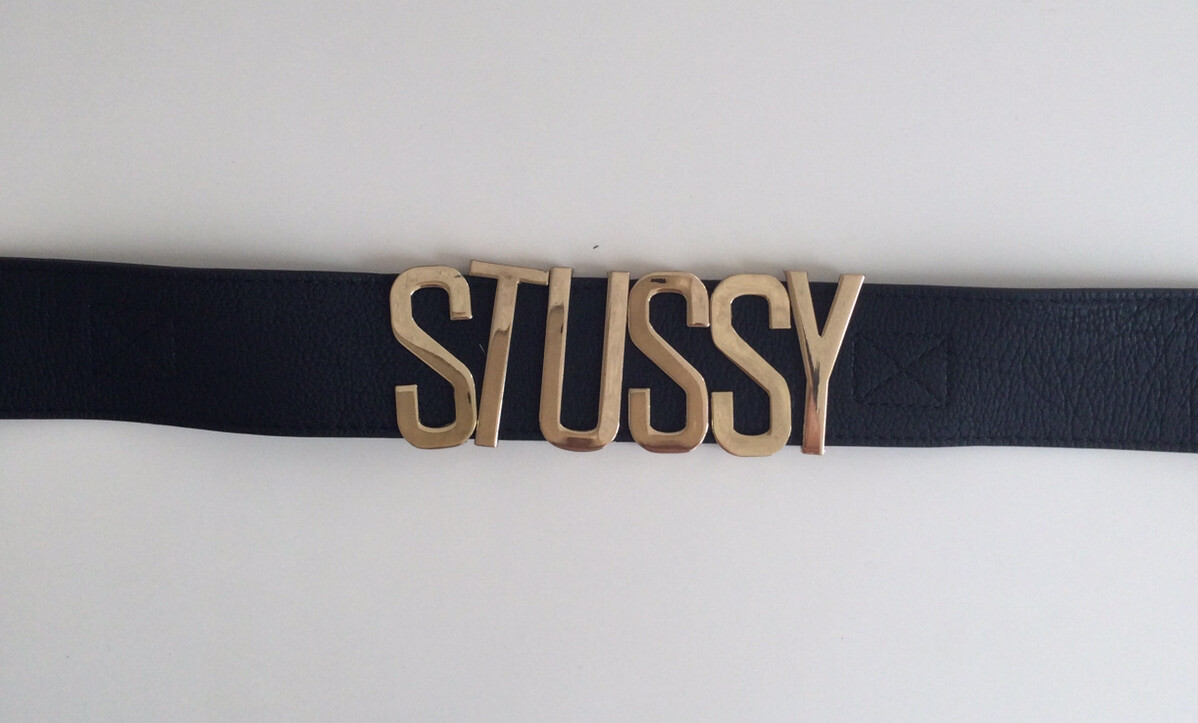 小物 STUSSY PATENT LEATHER BELT S/M Stussy Patent Leather Belt Black Men's - SS24 - US
