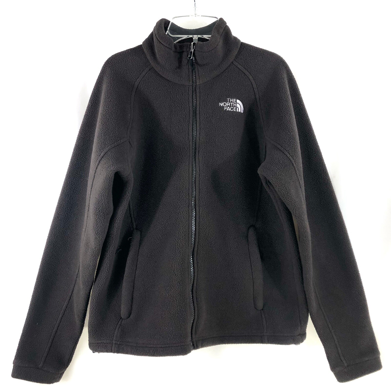 The North Face Full Zip Fleece Jacket (Womens Small) Taupe  Green size s