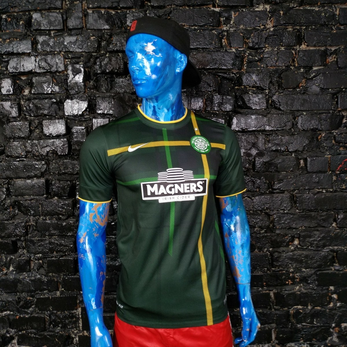 Celtic Jersey Away football shirt 2014 - 2015 Green Nike 618741