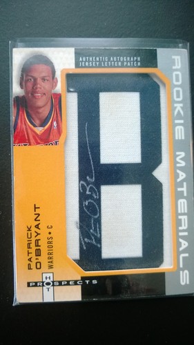 2006-07 FleerTop Prospects Patrick O'Bryant Authentic Autograph Jersey NRMT/MT - Picture 3 of 3