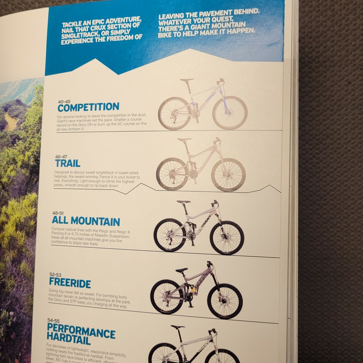 2009 Giant Full Line Bicycles Brochure Catalog Vintage Very Lite 