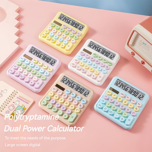 Dopamine Candy Colored Desktop Calculator, High Beauty, Office, School, Student - Picture 2 of 24