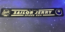 The Original Sailor Jerry Spiced Rum 8 Ball Bar Rail Mat 23.5" X 3.5" X .5"