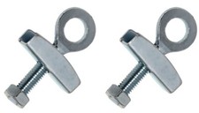 2 TWO Chain Tensioner Adjuster BMX Fixed Gear Single Speed Track Bicycle Chrome