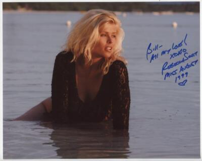 Rebecca Scott Playboy Autographed 8"x10" Photo w/COA WWE8-169 | eBay