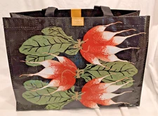 Linnea Design Reusable Shopping Tote Bag- Radish Design