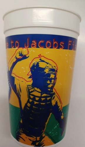 Cleveland Indians Souvenir 4-Cups Vintage 1990s Chief Wahoo Jacobs Field - Photo 9/23