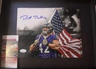 PATRICK RICARD SIGNED CUSTOM 8X10 PHOTO BALTIMORE RAVENS JSA AUTHENTICATED