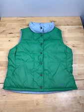 Women Polo Jeans Reversible Puffer Jacket Small Green Winter Casual #3845