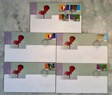 Design Australia FDC First Day of Issue 16-9-1999 (Set of 5) 8 Stamps