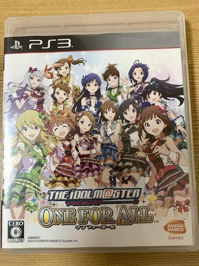 The Idolmster One for All Sony PlayStation 3 PS3 BANDAI NAMCO Japanese Version