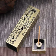 CopperRetro Incense Burner VerticalBuddha SutraHome Aromatherapy Container