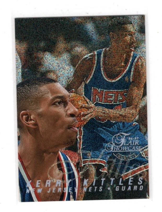 1996/97 Flair Showcase Row 0 #8 Kerry Kittles Rookie Card EX-MT