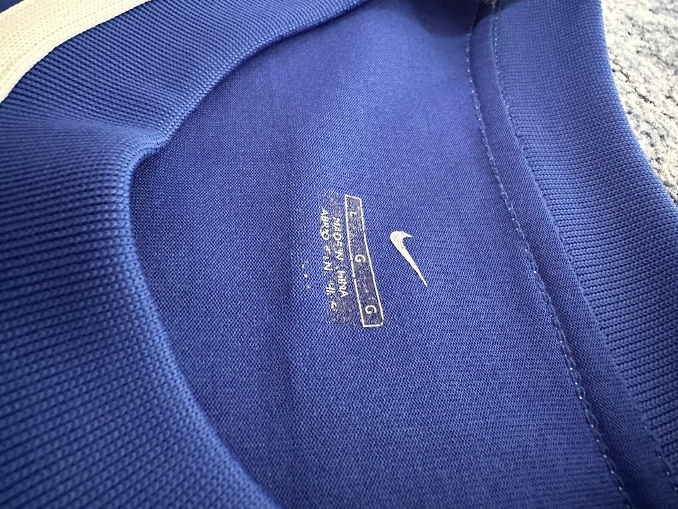 Original Brazil 2001 Away Football Shirt Nike Size Men's Large