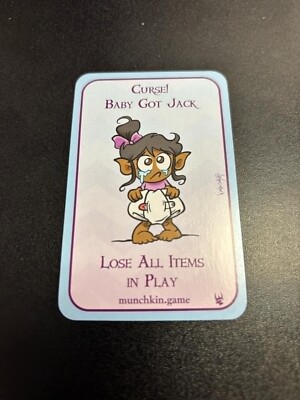 Munchkin Promo Card  - Curse!...Baby Got Jack - NEW!!!