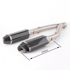 For Aprilia Dorsoduro 900 SMV900 2017-2020 Exhaust Pipe With Mid Link Pipe