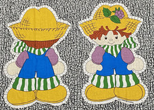Vintage 1980s Huckleberry Pie Pillow Panel STRAWBERRY SHORTCAKE Cut N Sew 21.5