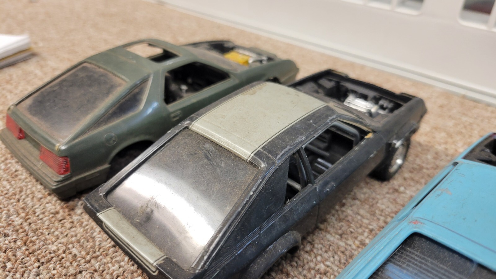 Fourpiece Lot Of Built Dodge Plastic Model Cars Parts Lot eBay