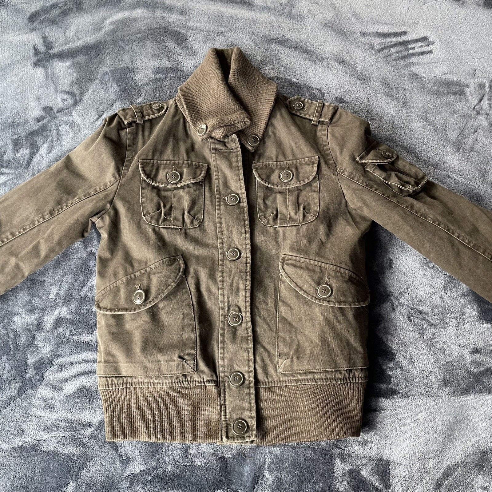 Levi's Heavy Green Jacket w Inner Lining Medium - image 9