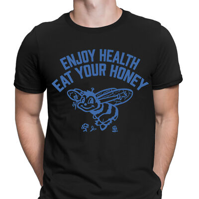 Enjoy Health Eat Your Honey japanische Bienenliebhaber Herren Damen T-Shirts Oberteil #NED