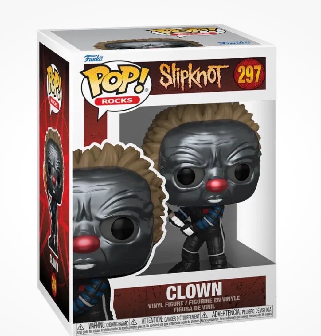 Funko Pop! Rocks # 297 Slipknot Clown With Flame Metallic