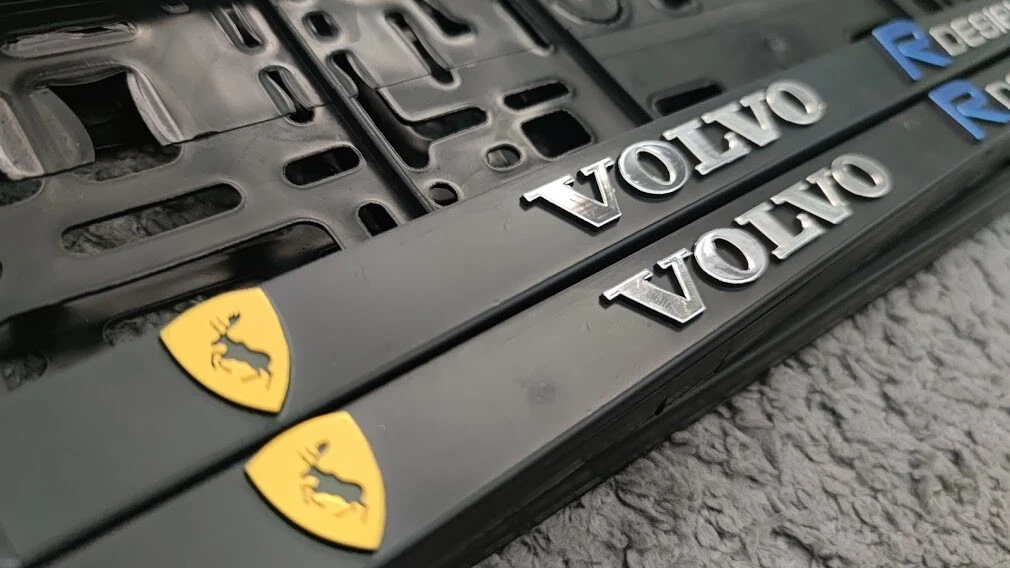 Volvo number 2024 plate holder