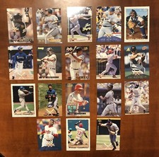 1995 National Packtime COMPLETE SET Griffey Thomas AROD Ripken Gwynn w Case NRMT