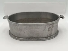 Vintage Guardian Service Ware Cast Aluminum 12.5"×10" Oval Dutch Roaster No Lid