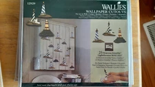 WALLIES WALLPAPER CUTOUTS Lighthouses 20 count Warren Kimble Decorate