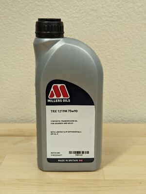 Millers Oils TRX 1219M 75W90. Aston Martin Rear Differentials Fluid.