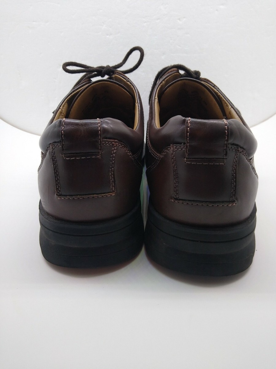 DOCKERS PRO STYLE 10.5 M BROWN LEATHER OXFORDS MEN display picture 3