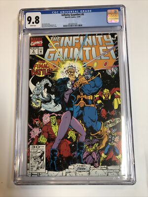 Infinity Gauntlet (1991) # 6  (CGC 9.8 WP) Thanos
