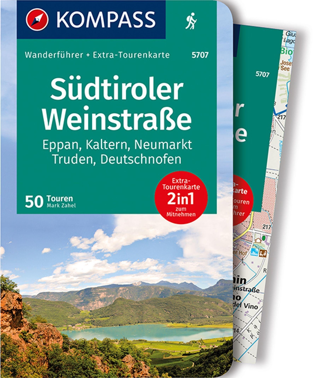 Thumbnail - Kompass Wanderführer Südtiroler Weinstraße, 50 Touren Mark ...