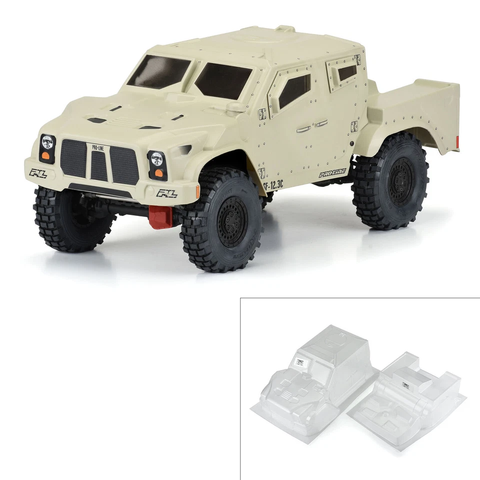 Pro-Line 3576-00 1/10 Strikeforce Clear Body 12.3" (313mm) Wheelbase Crawlers - Image 2 of 4