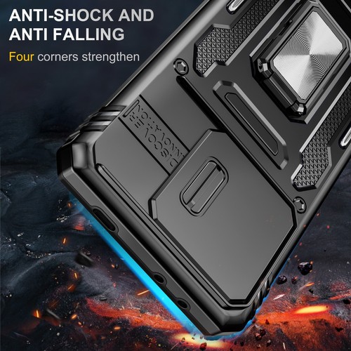 Magnetic Lens Protective Phone Case With Holder For Xiaomi Redmi Note 14S 14T 9C - Picture 7 of 69