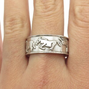 Sterling Silver Horse Ring | eBay