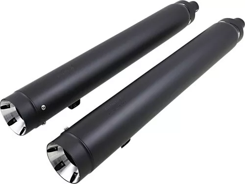 Supertrapp Black Stout Round Slip-On Muffler Straight Can 147-21820 1811-3977