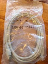10ft Mini Din 6 Male to Female Cable 28AWG 6Pin Keyboard Mouse PS/2 device to PC