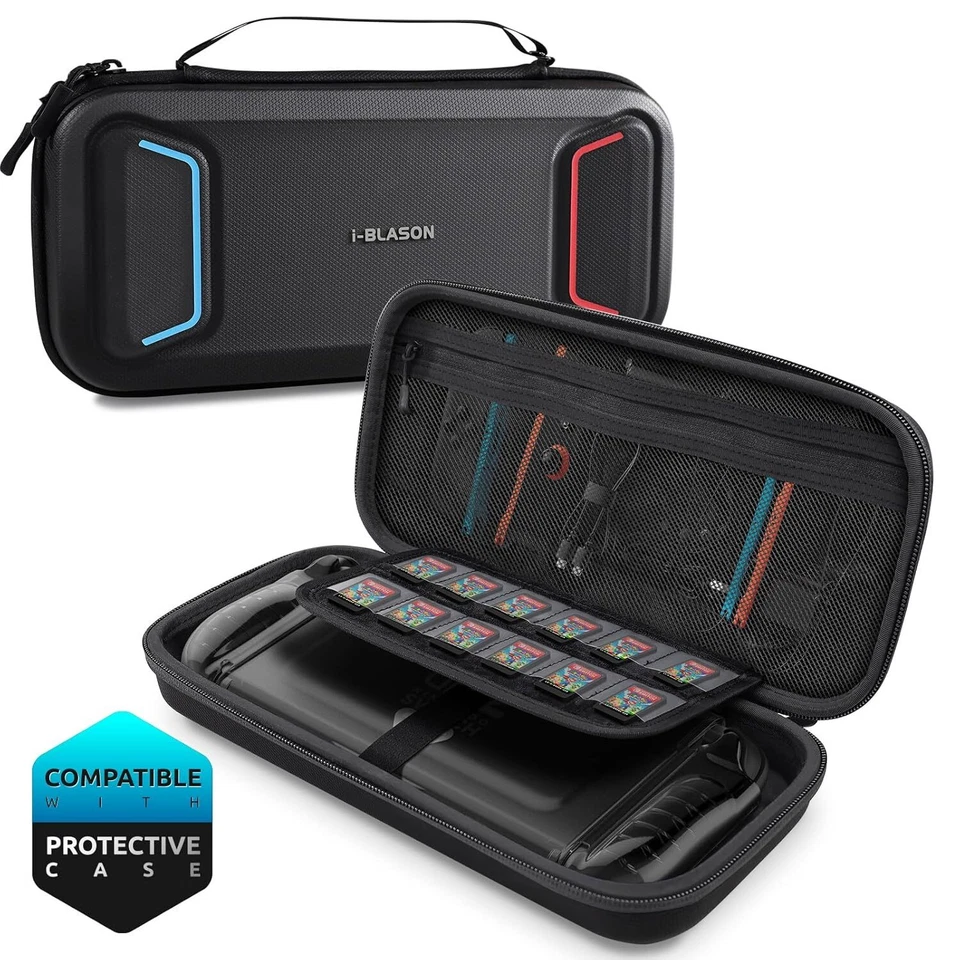i-Blason Carrying Case for Nintendo Switch 2/1/OLED Waterproof Travel Case Shell
