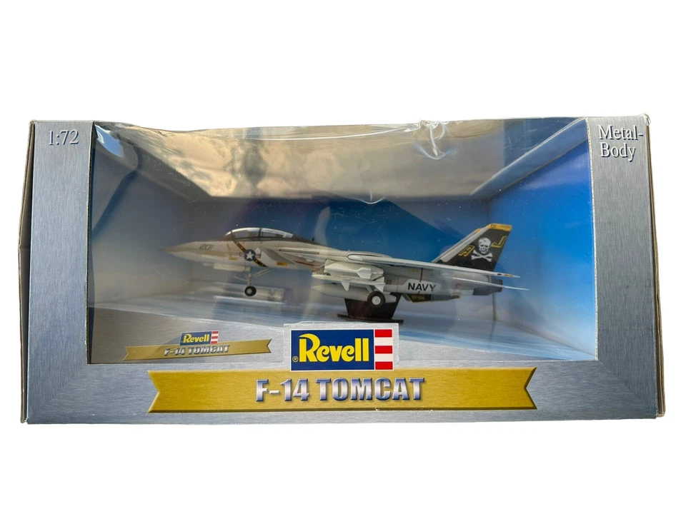 Rare Revell 1:72 F-14A Tomcat USN VF-84 201 Die Cast Age 4+ 2002 Vintage NOS - Image 2 of 4