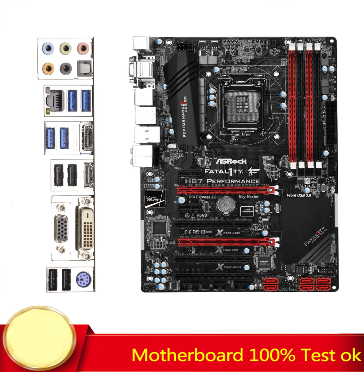 FOR ASRock Fatal1ty H87 Performance Player i7 / i5 / i3 4790K DDR3L  Motherboard