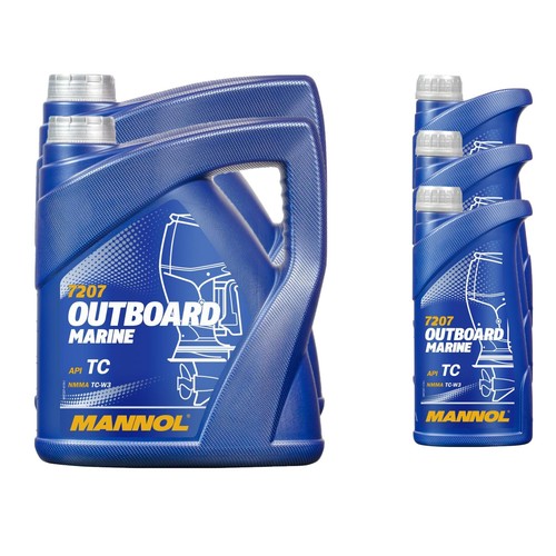 Zweitakt Motoröl Marine MANNOL Outboard Marine Motoröl - 4 Liter Kanister 2 Takt Mischöl