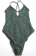 NEW AMERICAN EAGLE AERIE LARGE 1pc GREEN SWIMSUIT, CHEEKY