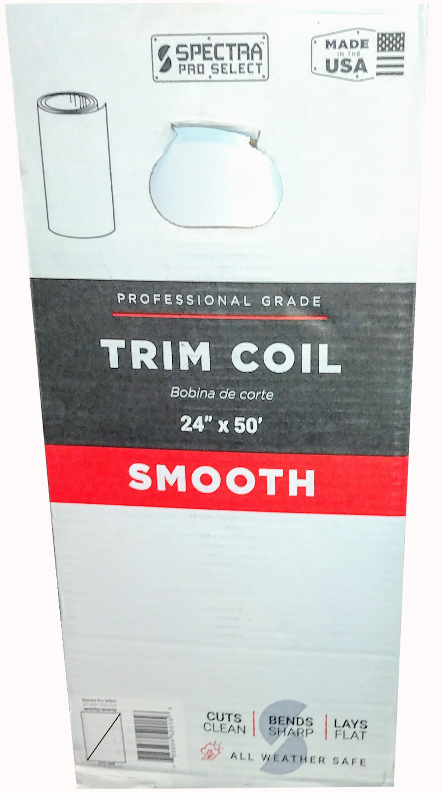 Spectra Pro Select Professional Grade Smooth Trim Coil 24" x 50' NEW